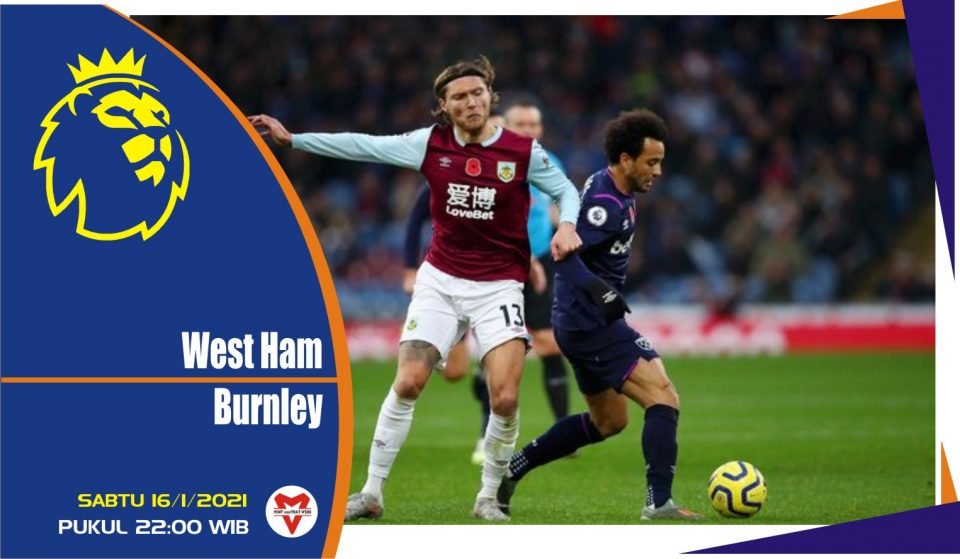 Prediksi Pertandingan Liga Inggris: West Ham United vs Burnley