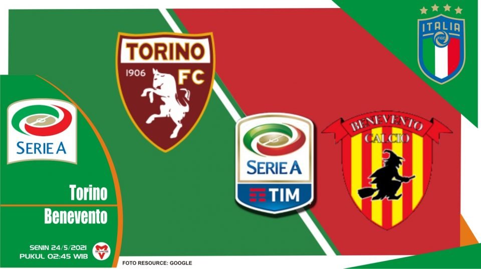 Torino vs Benevento, Prediksi Pertandingan Liga Italia 23 Mei 2021